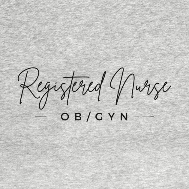 RN elegant OB/GYN by hsf designs